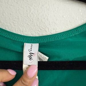 Vibrant Green Bikini with Smooth Finish